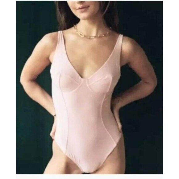 NWT HAH Intimates Hot as Hell M White Eyes On Top Bodysuit 121437 - Picture 1 of 3